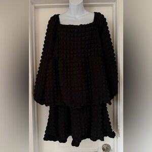 Simply Southern 🆕🆕 Black Bubble Dress Size Medium
